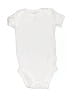 Carter's 100% Cotton Solid White Short Sleeve Onesie 12-18 MO / 18 MO - photo 1