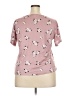 Unbranded Floral Pink Short Sleeve T-Shirt Size XXL - photo 2