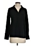 Pleione 100% Polyester Black Long Sleeve Blouse Size S - photo 1