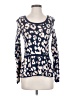 Moth Animal Print Blue Pullover Sweater Size S - photo 1