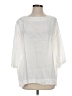 bryn WALKER 100% Linen White 3/4 Sleeve Blouse Size XXS - photo 1