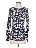 Moth Animal Print Blue Pullover Sweater Size S - photo 2