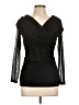 Ann Taylor LOFT Black Long Sleeve Top Size L - photo 1