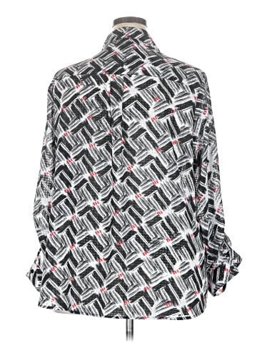 NY Collection Long Sleeve Blouse (view 2)