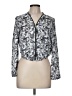 H&M 100% Polyester Print Silver Jacket Size 6 - photo 1