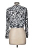 H&M 100% Polyester Print Silver Jacket Size 6 - photo 2