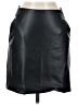 Ichi 100% Polyester Solid Black Faux Leather Skirt Size 34 waist - photo 1