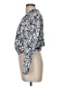 H&M 100% Polyester Print Silver Jacket Size 6 - photo 5
