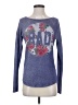 Recycled Karma Floral Blue Pullover Sweater Size S - photo 1