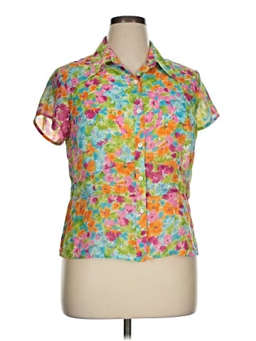 Emma James Short Sleeve Blouse (view 1)