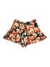 Kimchi Blue 100% Rayon Floral Orange Shorts Size 0 - photo 2