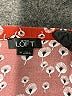 Ann Taylor LOFT 100% Rayon Floral Red Romper Size M - photo 4