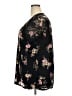 Torrid Floral Black Short Sleeve Blouse Size 3X Plus (3) - photo 5
