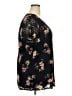 Torrid Floral Black Short Sleeve Blouse Size 3X Plus (3) - photo 4