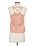 MNG 100% Polyester Orange Sleeveless Blouse Size XS - photo 2