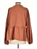 Unbranded Brown Long Sleeve Blouse Size S - photo 2
