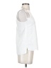 Topshop 100% Polyester White Sleeveless Blouse Size 2 - photo 4