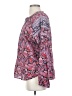 Xirena Paisley Pink Long Sleeve Blouse Size S - photo 5