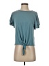 Green Envelope Teal Short Sleeve Top Size S - photo 1