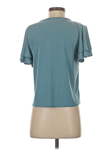 Green Envelope Short Sleeve Top (view 2)