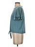Green Envelope Teal Short Sleeve Top Size S - photo 5