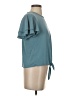 Green Envelope Teal Short Sleeve Top Size S - photo 4