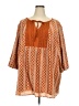 BLOOMCHIC Orange 3/4 Sleeve Blouse Size 30 - photo 1