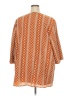 BLOOMCHIC Orange 3/4 Sleeve Blouse Size 30 - photo 2