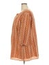 BLOOMCHIC Orange 3/4 Sleeve Blouse Size 30 - photo 5