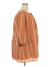 BLOOMCHIC Orange 3/4 Sleeve Blouse Size 30 - photo 4