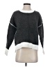 Sweet Romeo Color Block Gray Pullover Sweater Size S - photo 1