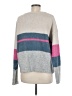 Lumiere Color Block Gray Pullover Sweater Size M - photo 2