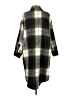 Steve Madden Plaid Green Coat Size M - photo 2