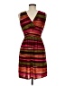 Unbranded Stripes Burgundy Pink Casual Dress Size M - photo 2