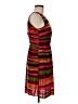 Unbranded Stripes Burgundy Pink Casual Dress Size M - photo 4