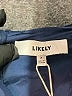 Likely 100% Polyester Solid Blue Cocktail Dress Size 2 - photo 7