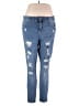 Torrid Hearts Blue Jeans Size 22 (tall) - photo 1