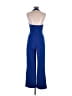 Lulus Color Block Blue Jumpsuit Size S - photo 2