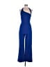 Lulus Color Block Blue Jumpsuit Size S - photo 1