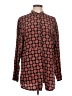 Silx Polka Dots Red Long Sleeve Blouse Size L - photo 1
