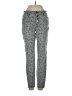 Kut from the Kloth Animal Print Gray Jeans Size 0 - photo 1