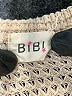 Bibi Color Block Tan Pullover Sweater Size M - photo 7