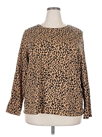 Style&Co Long Sleeve T-Shirt (view 1)