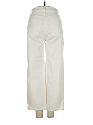 Madewell The Petite Perfect Vintage Wide-Leg Crop Jean in Tile White (view 2)