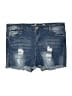 Almost Famous Blue Denim Shorts Size 14 - photo 1