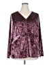 Lane Bryant Burgundy Long Sleeve Blouse Size 22 - 24 Plus - photo 1