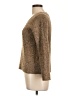 Skye's The Limit Metallic Brown Pullover Sweater Size L - photo 5