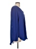 Apt. 9 100% Polyester Blue Long Sleeve Blouse Size L - photo 4