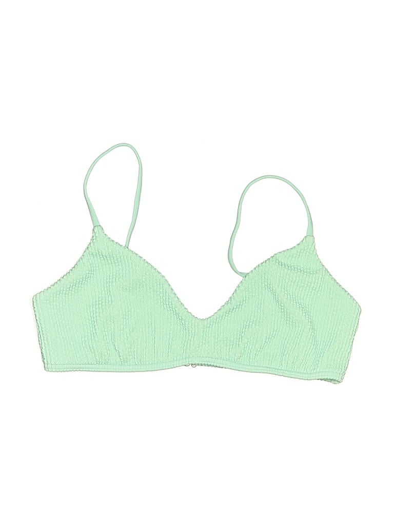 Pre-owned Billabong Swimsuit Top Green Swimwear