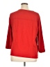 MULTIPLES Red 3/4 Sleeve Top Size XL - photo 2